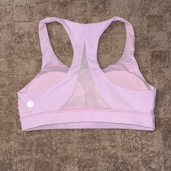 EXCELLENT Lululemon Invigorate Sports Bra Faint Coral Athletic Yoga Gym Size 8 - Picture 9 of 9